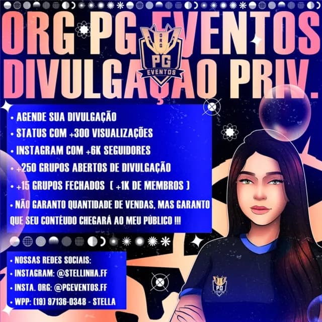Divulgação De Eventos | Stella — grupos de WhatsApp