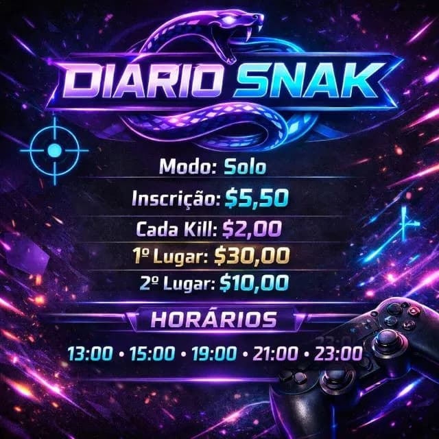 Diário Snak Solo — grupos de WhatsApp